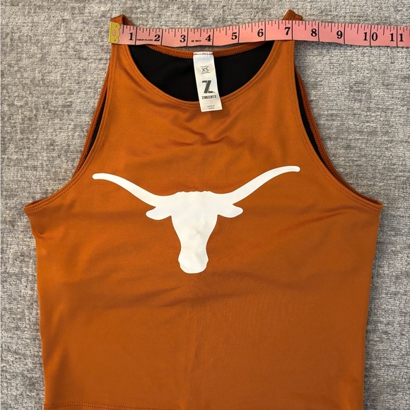 Women's Texas Longhorns Crop Tank Top - Picture 7 of 10